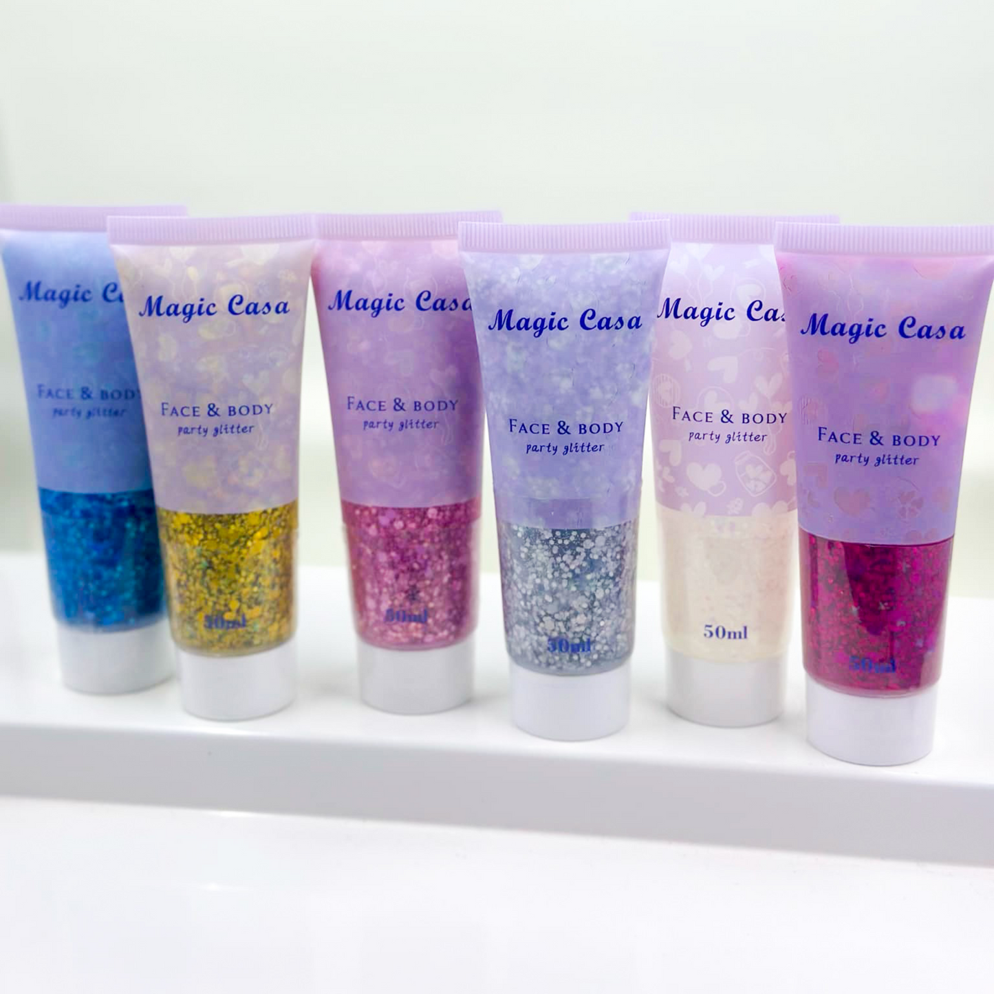 Gel Tubes | Glitter Glam