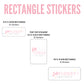 Custom Stickers - Rectangle